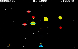 Invaders atari screenshot